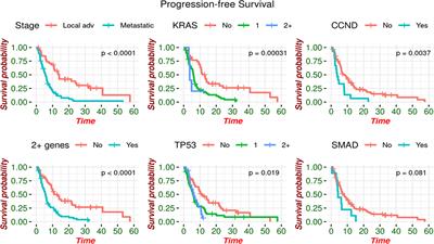 Circulating Cell-Free Tumor DNA in Advanced Pancreatic Adenocarcinoma Identifies Patients With Worse Overall Survival